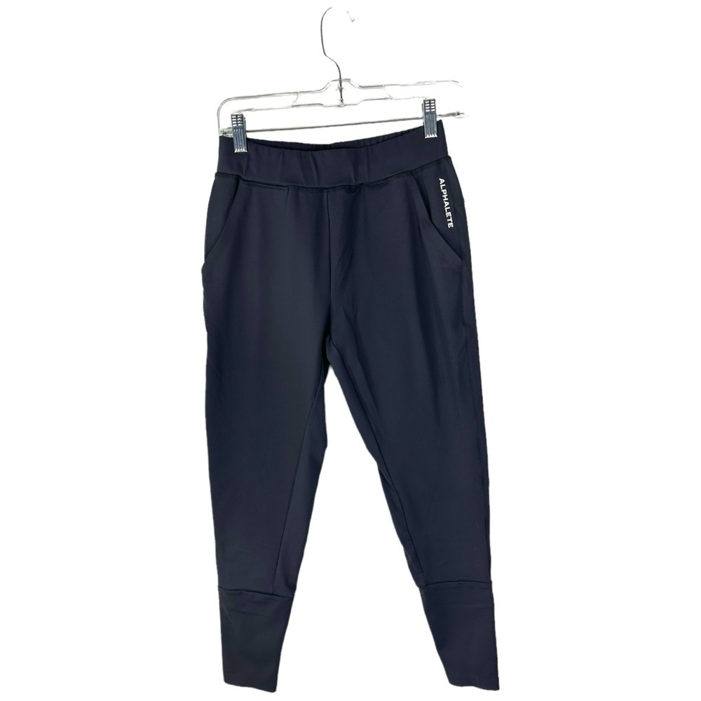 Alphalete Women's Trace High Waisted Athletic Jogger Pants Gray Size Small